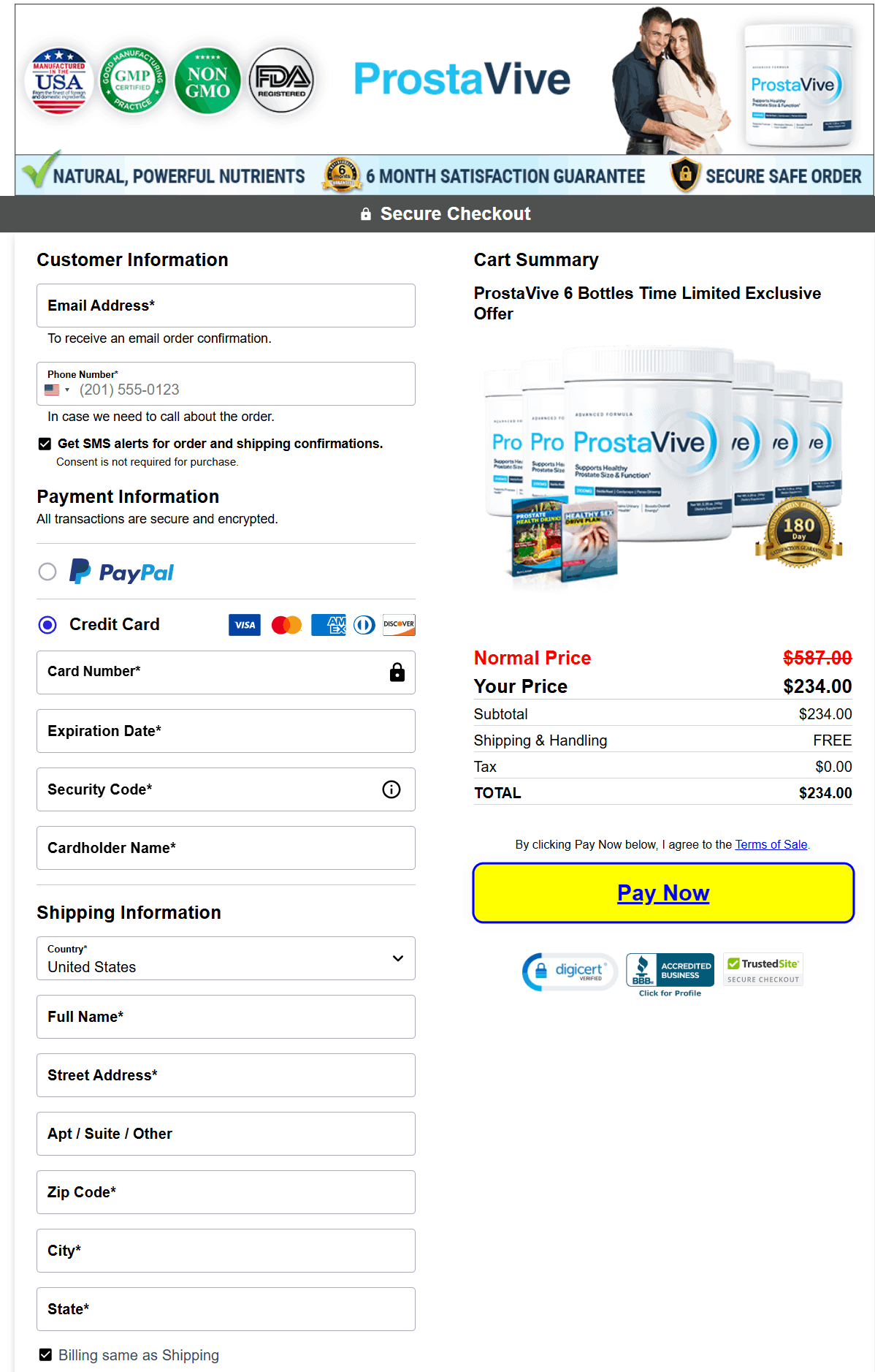 Prostavive-order-page